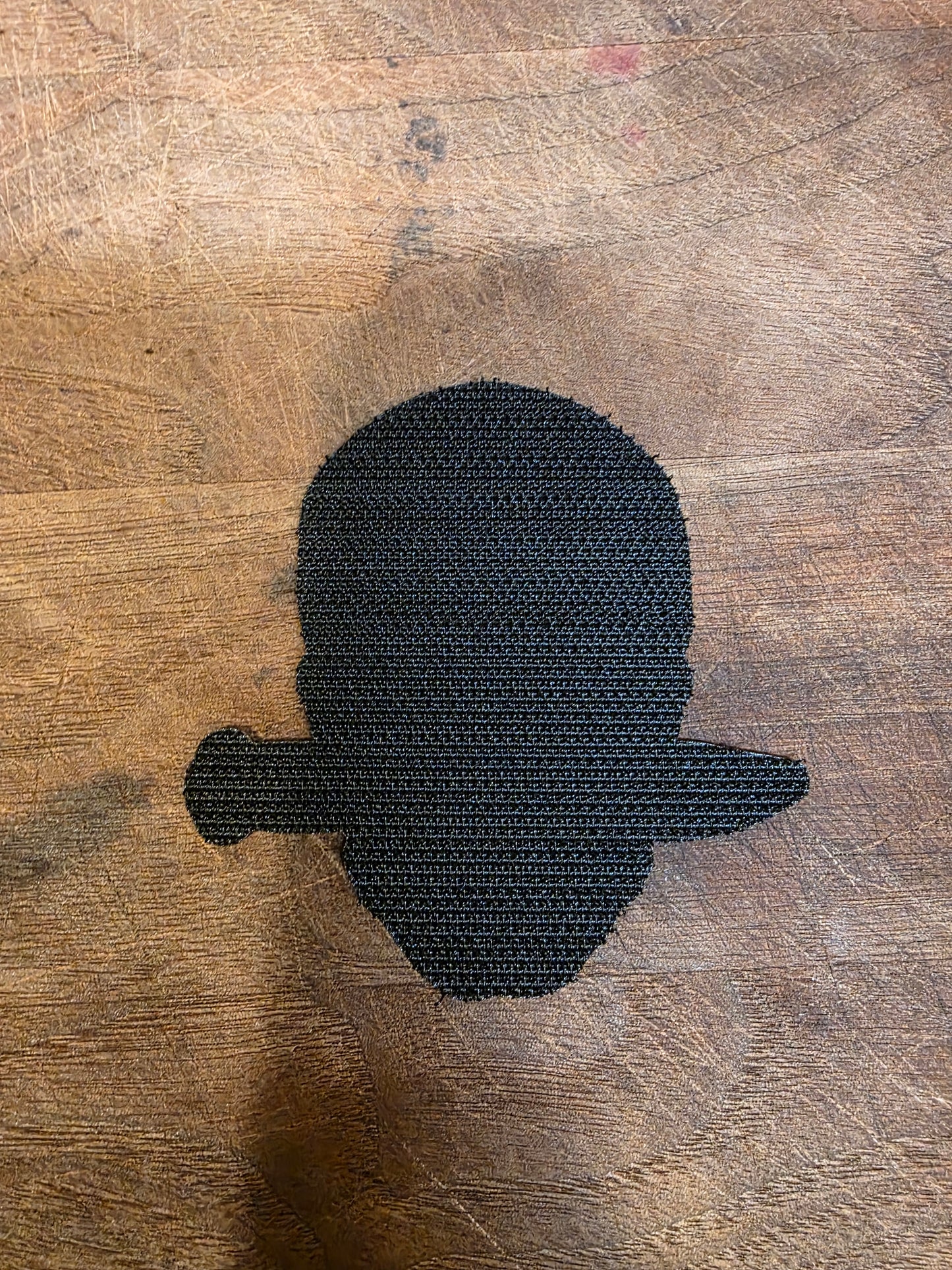 Tactical PVC Patch β Skull with Knife | Military & Law Enforcement Morale Patch