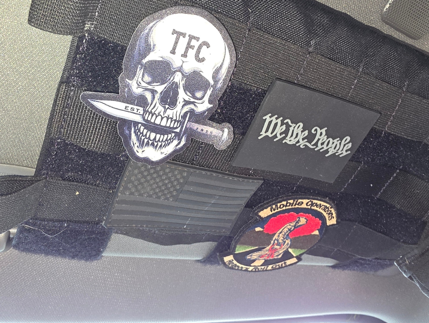 We the People PVC Patch – In Chaos We Stand, In Pressure We Unite – Tactical Morale Gear