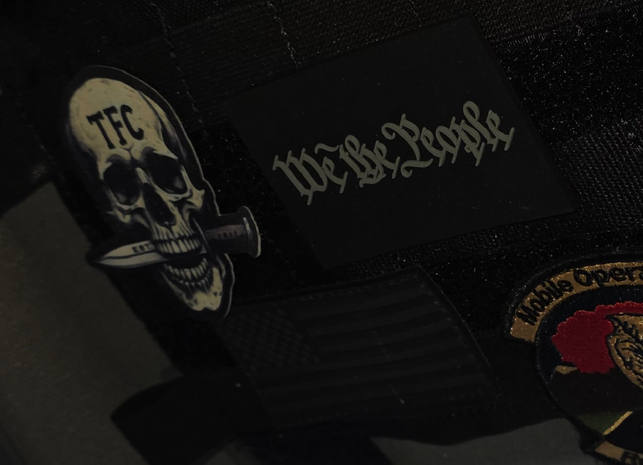 We the People PVC Patch – In Chaos We Stand, In Pressure We Unite – Tactical Morale Gear