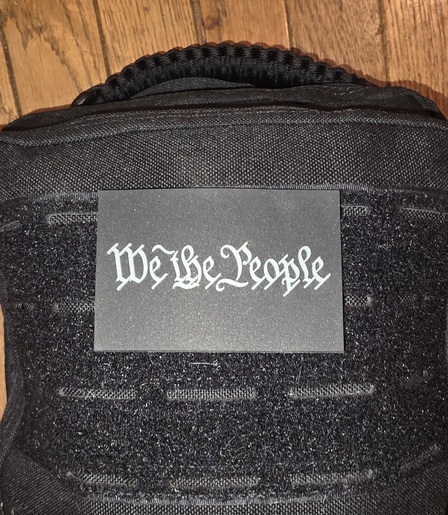 We the People PVC Patch – In Chaos We Stand, In Pressure We Unite – Tactical Morale Gear