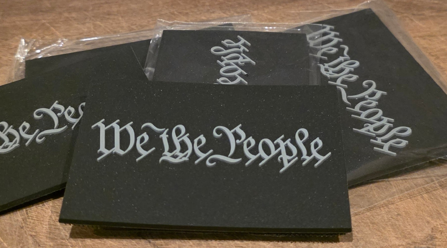 We the People PVC Patch – In Chaos We Stand, In Pressure We Unite – Tactical Morale Gear
