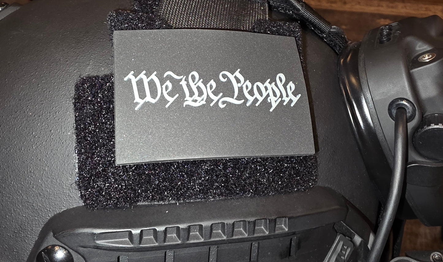 We the People PVC Patch – In Chaos We Stand, In Pressure We Unite – Tactical Morale Gear