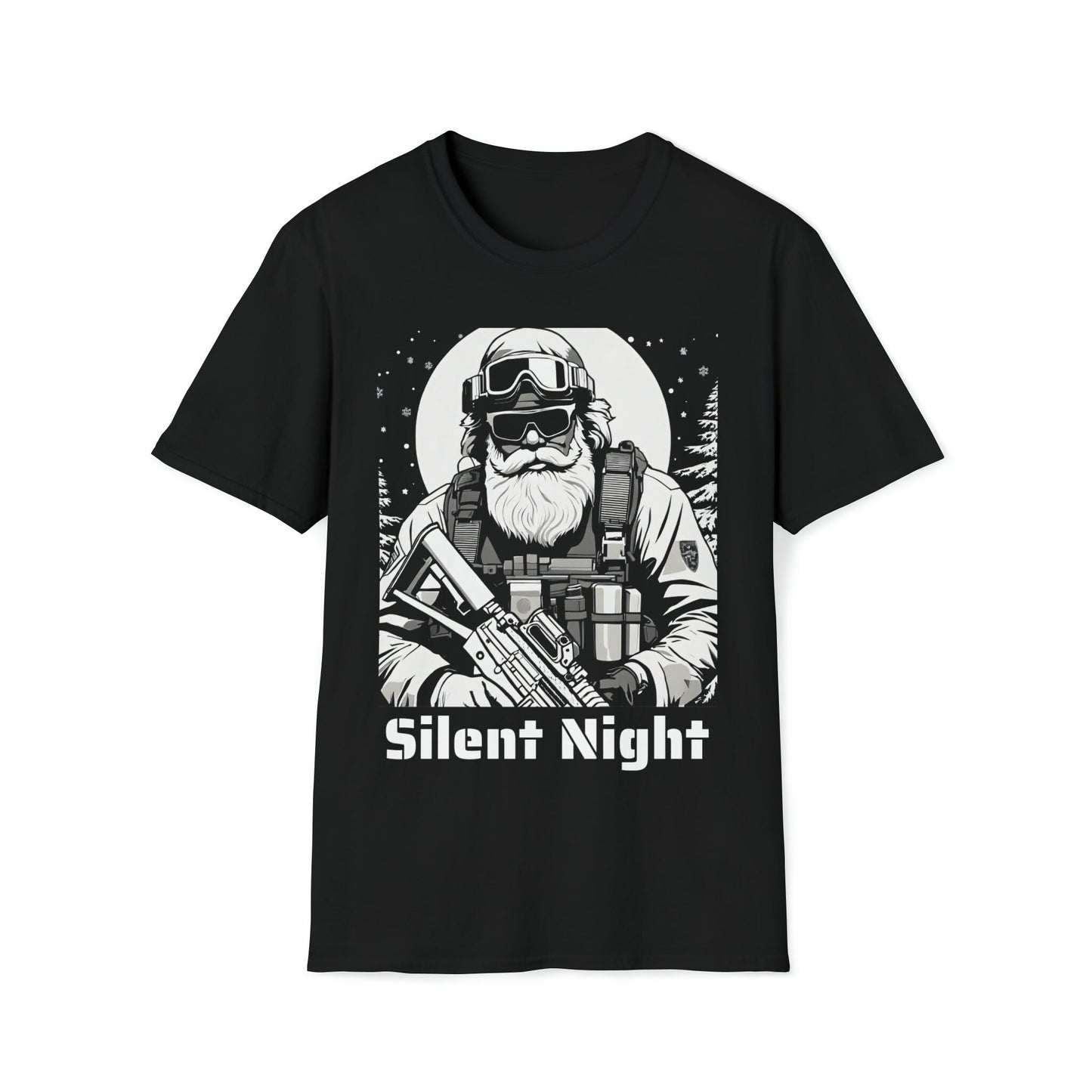 Silent Night T-Shirt Christmas Tactical