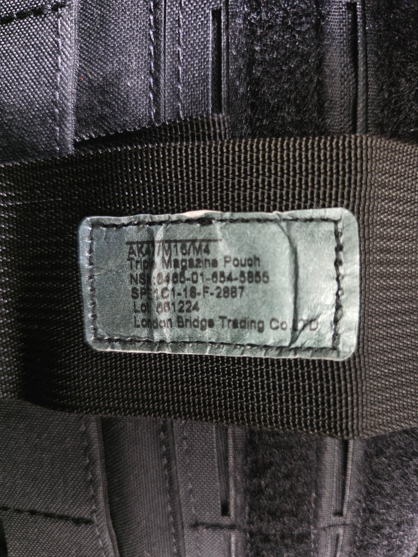 London Bridge Trading Triple M4 Magazine Pouch – Black MOLLE Tactical Gear