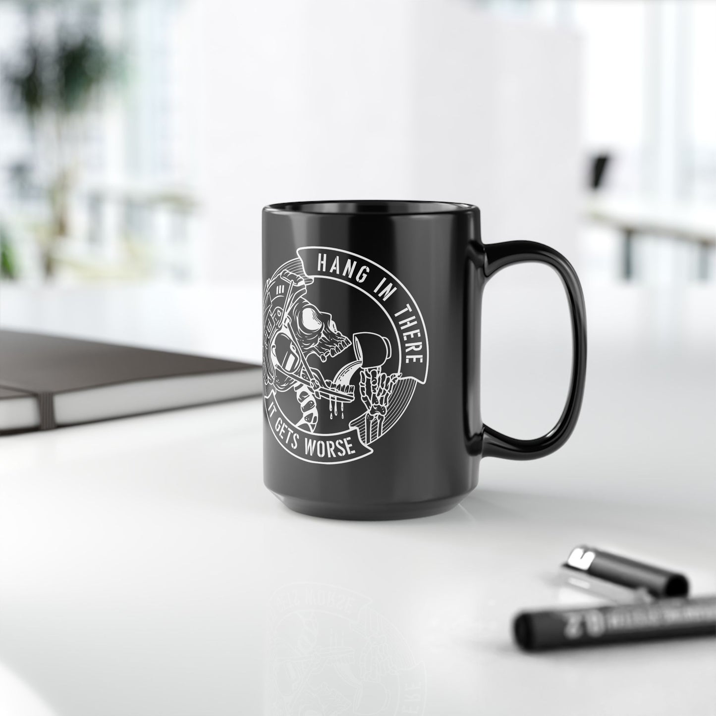 Military and Police Coffee Mug, Hang in There it Gets Worse