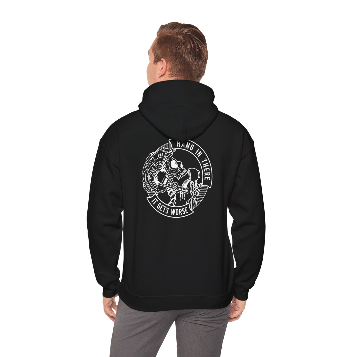 Tactical Military and Law Enforcement Hoodie - Hang in There It Gets Worse