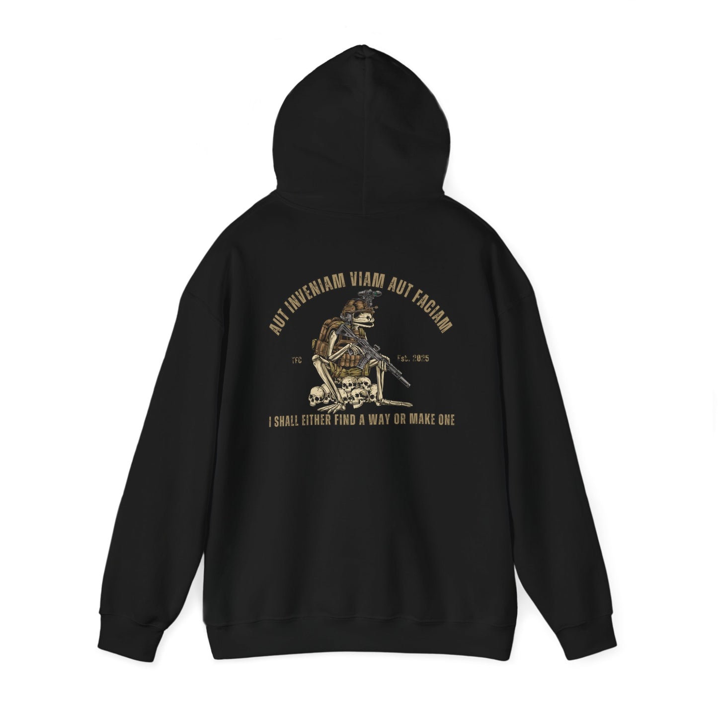 Aut Inveniam Aut Faciam Hoodie – I Shall Either Find a Way or Make One | Military & Tactical Hoodie