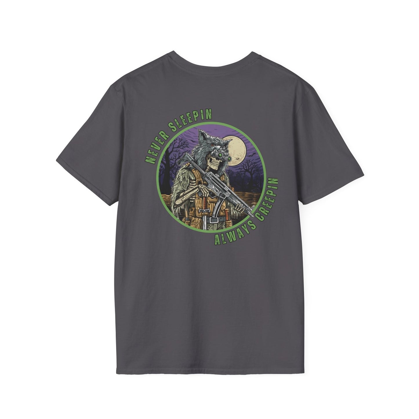 Tactical T-Shirt – Never Sleepin, Always Creepin