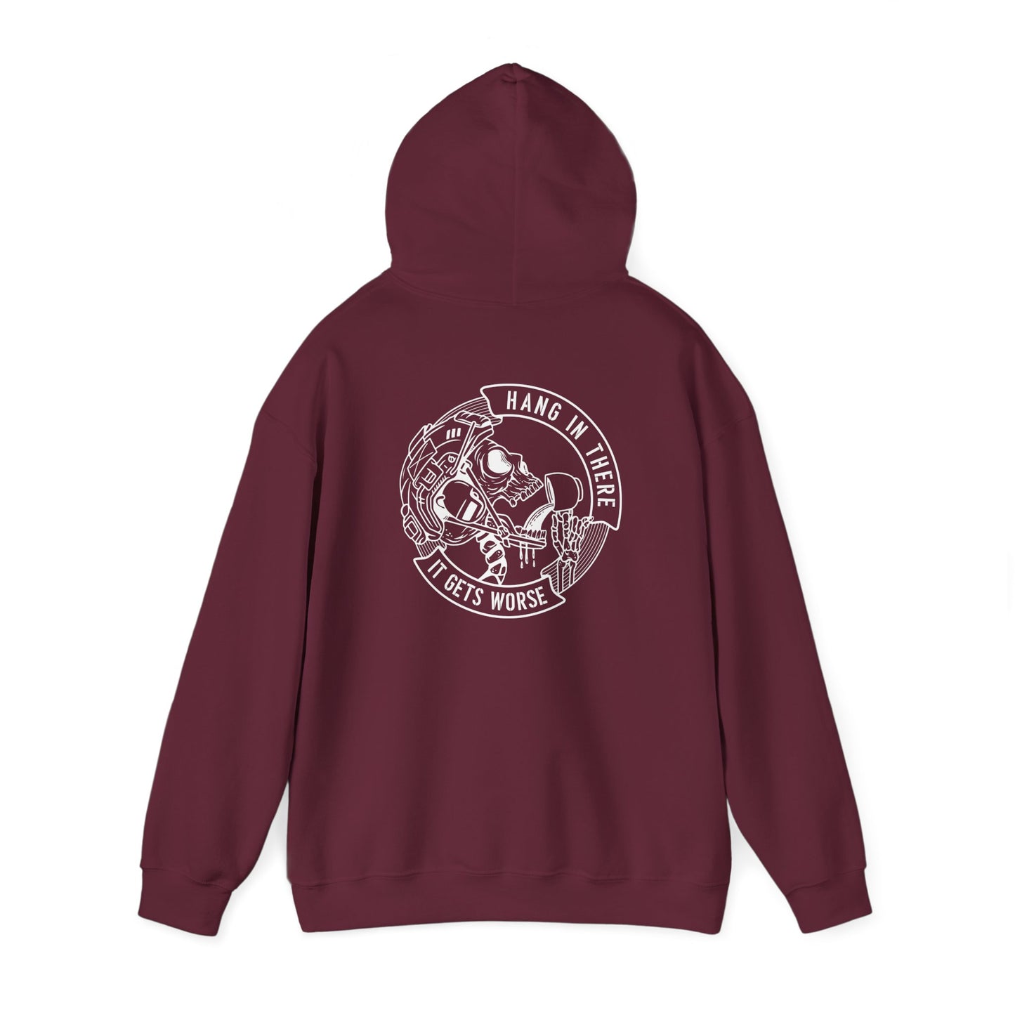 Tactical Military and Law Enforcement Hoodie - Hang in There It Gets Worse