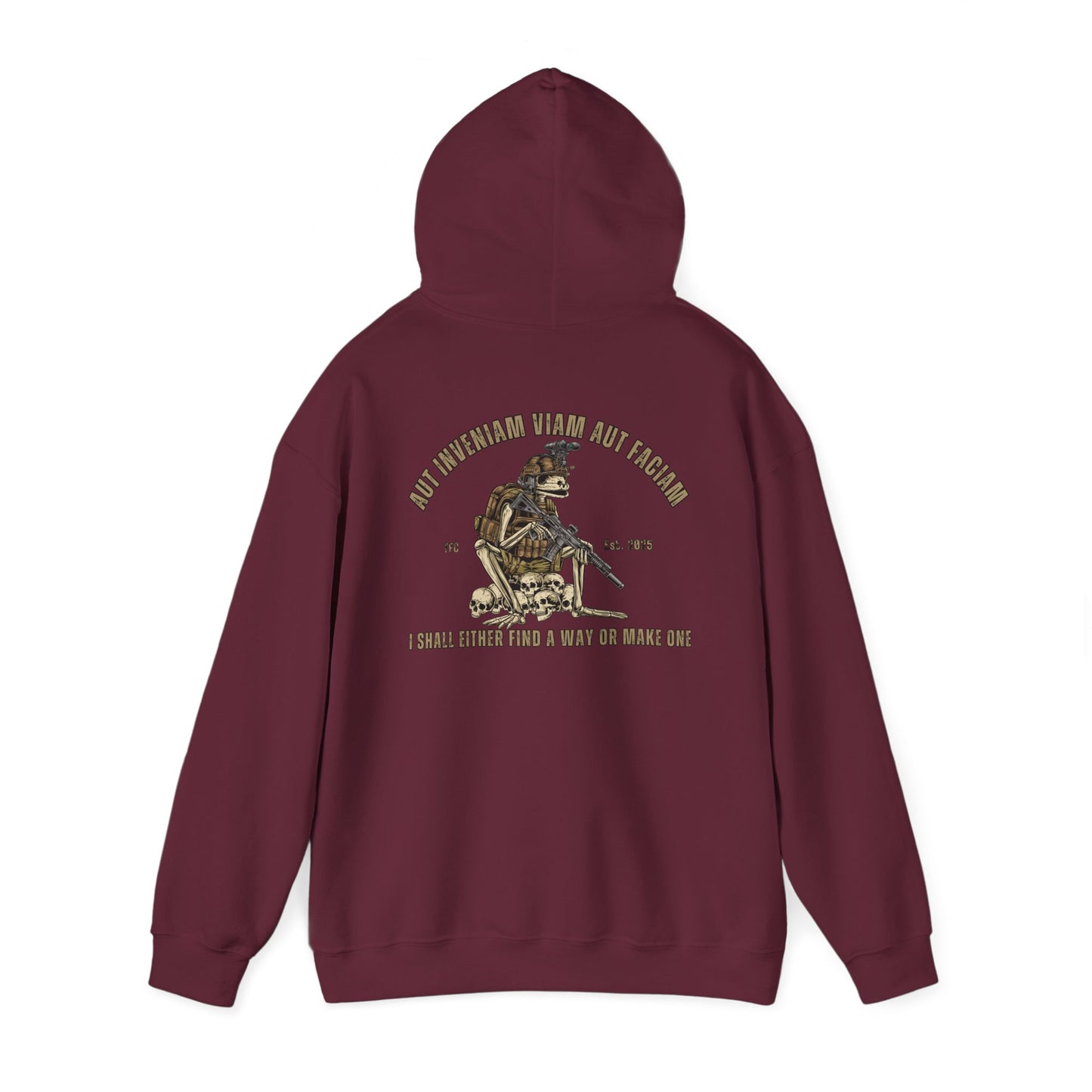 Aut Inveniam Aut Faciam Hoodie – I Shall Either Find a Way or Make One | Military & Tactical Hoodie