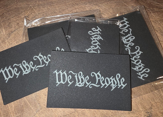 We the People PVC Patch – In Chaos We Stand, In Pressure We Unite – Tactical Morale Gear