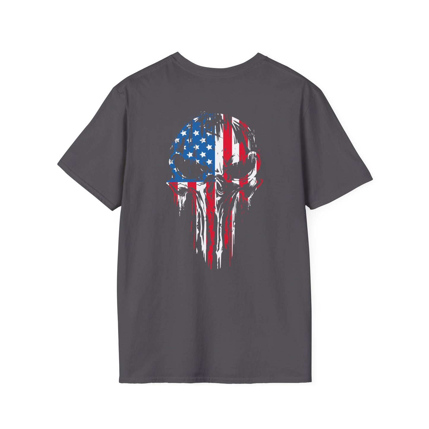 Punisher Skull Flag Tee – Honor, Strength, Patriotism