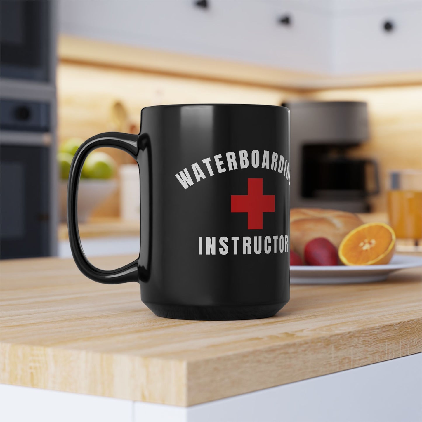 Waterboarding Instructor Coffee Mug – Dark Humor Military Cup | Funny Veteran Gift | Tactical Humor Mug