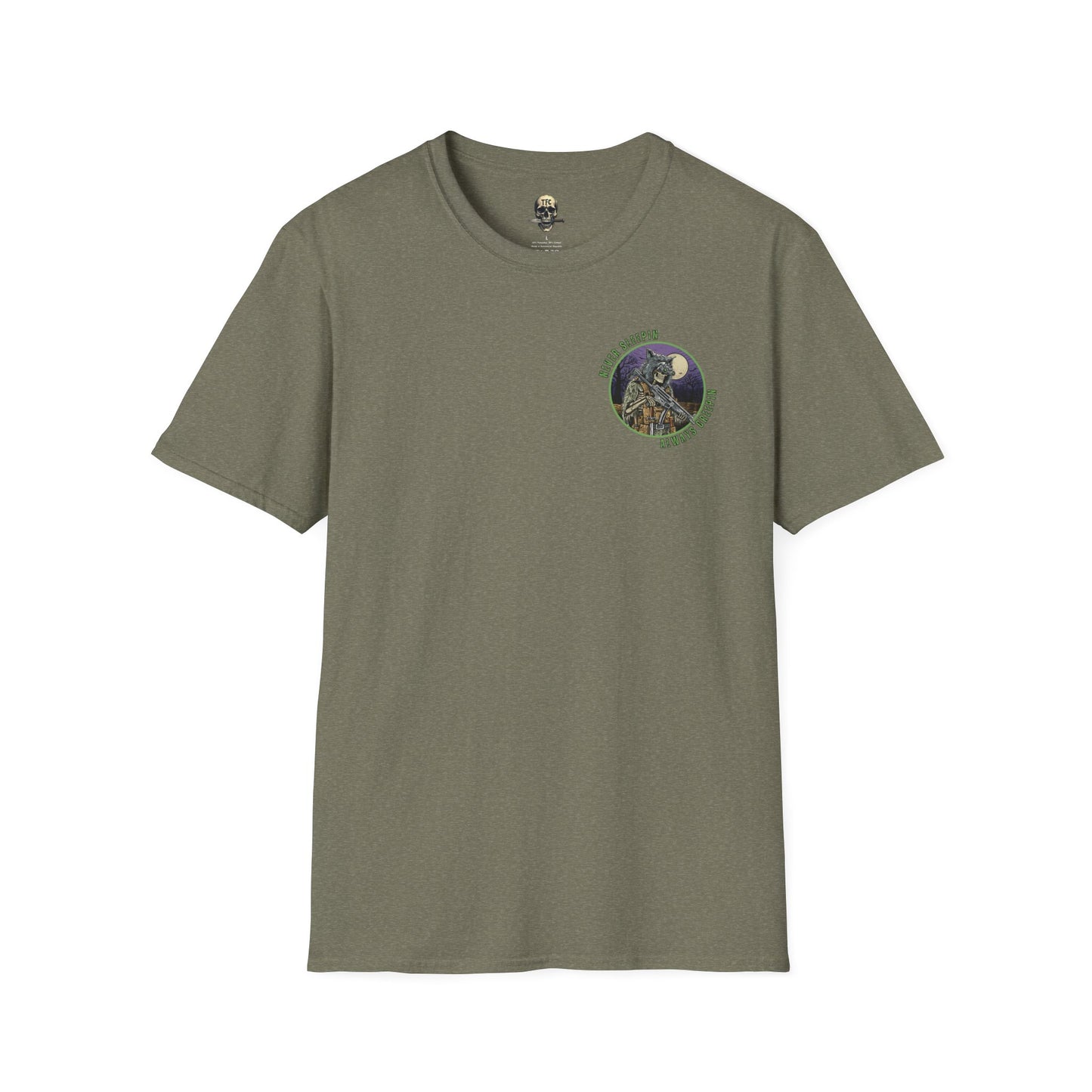 Tactical T-Shirt – Never Sleepin, Always Creepin