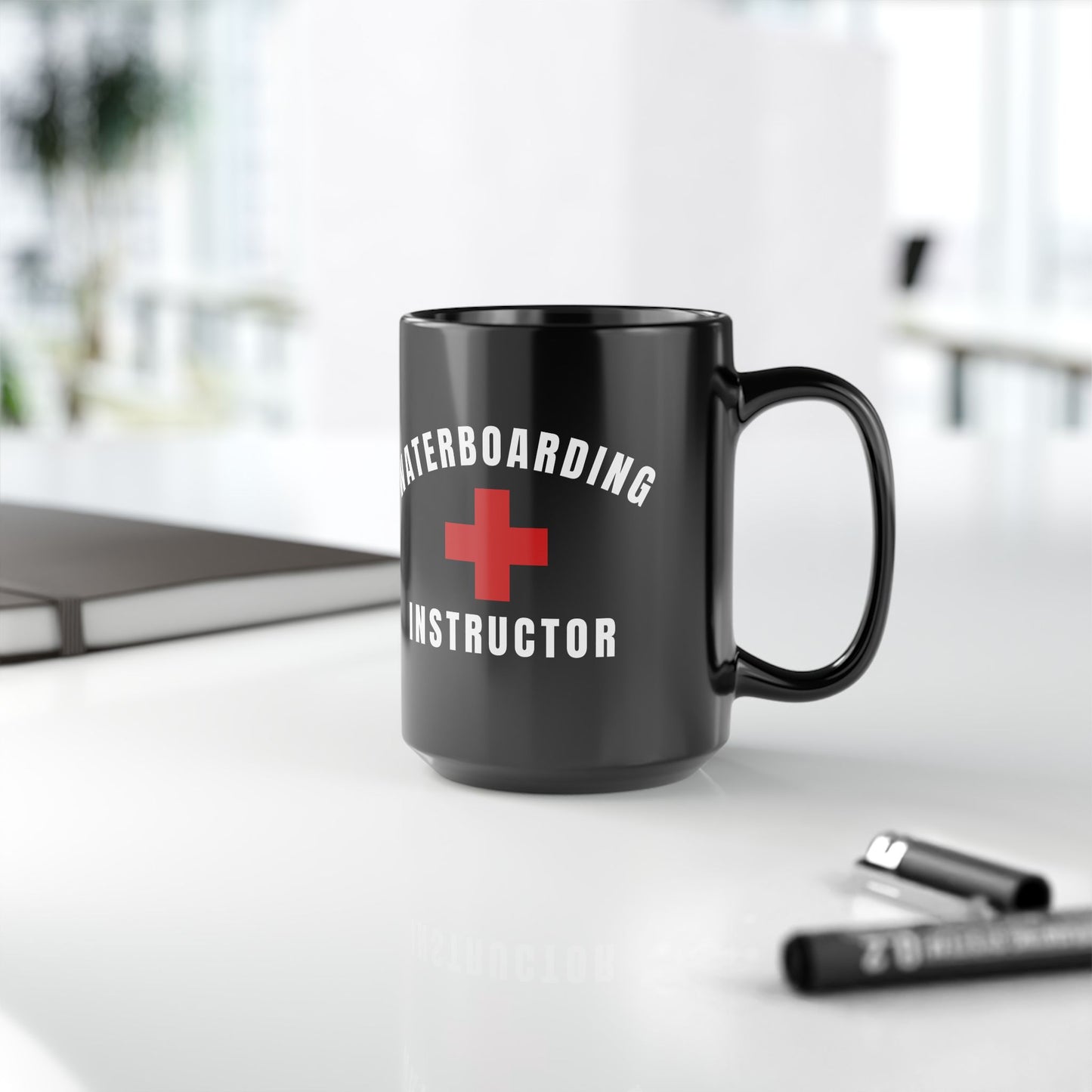 Waterboarding Instructor Coffee Mug – Dark Humor Military Cup | Funny Veteran Gift | Tactical Humor Mug