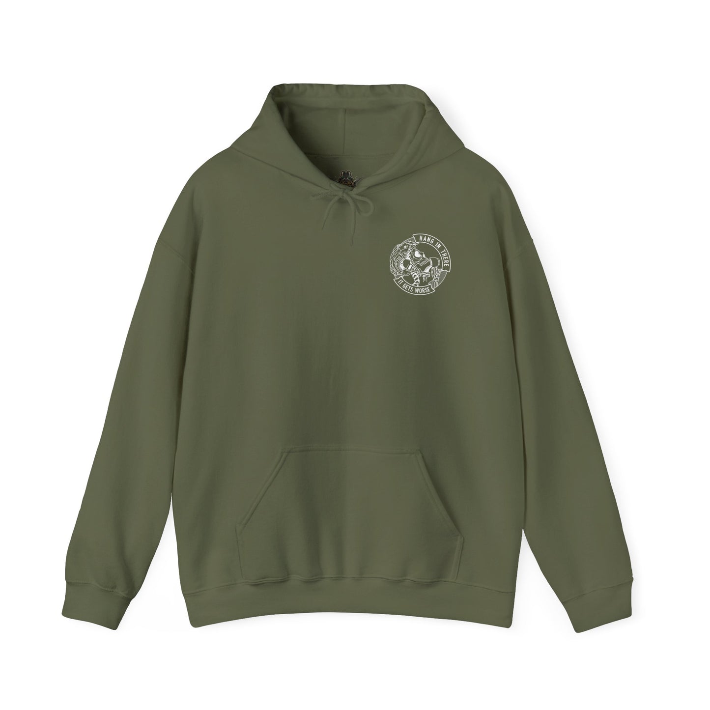 Tactical Military and Law Enforcement Hoodie - Hang in There It Gets Worse