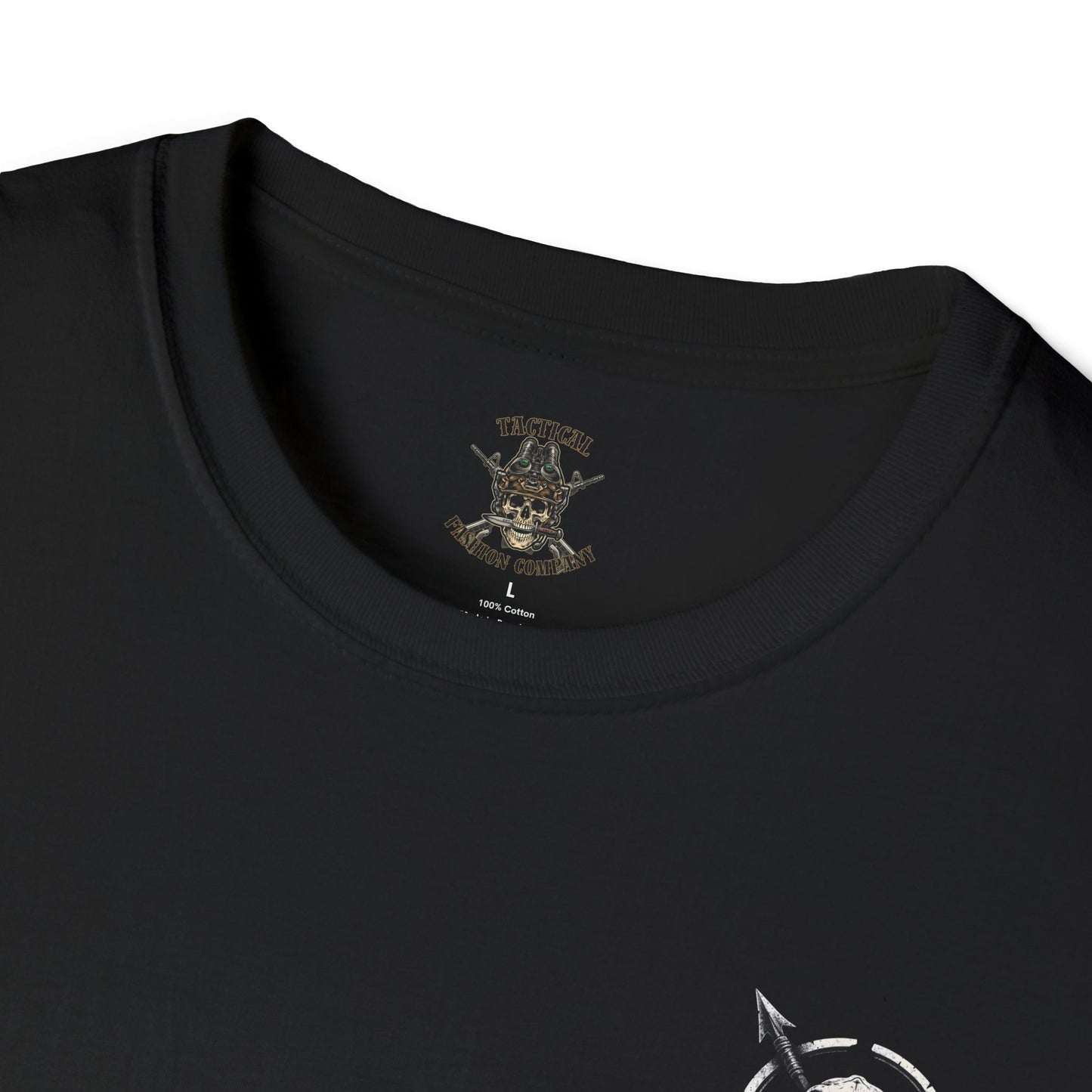 Tribal Warrior Tee, Hunting Tattoo Style Shirt, Outdoor Survival Apparel, Tactical Bear Skull T-Shirt