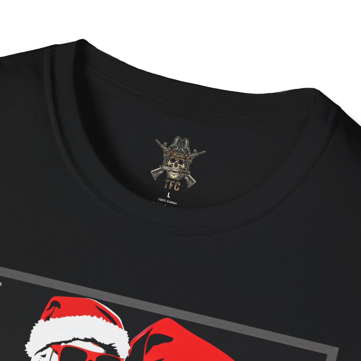 Tactical Santa “Sleigh” Christmas Shirt | Funny Military Holiday Tee for Veterans, Soldiers & First Responders