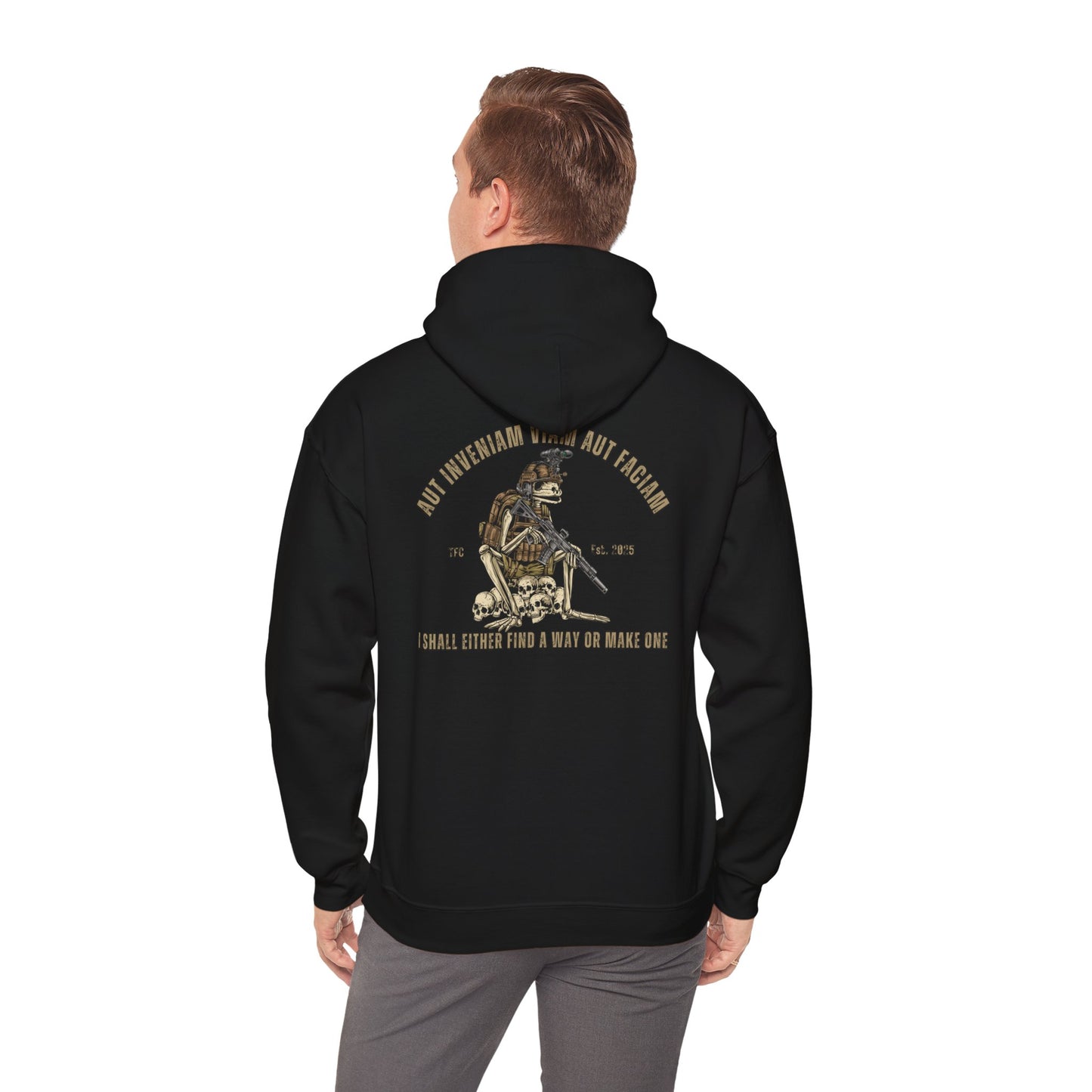 Aut Inveniam Aut Faciam Hoodie – I Shall Either Find a Way or Make One | Military & Tactical Hoodie