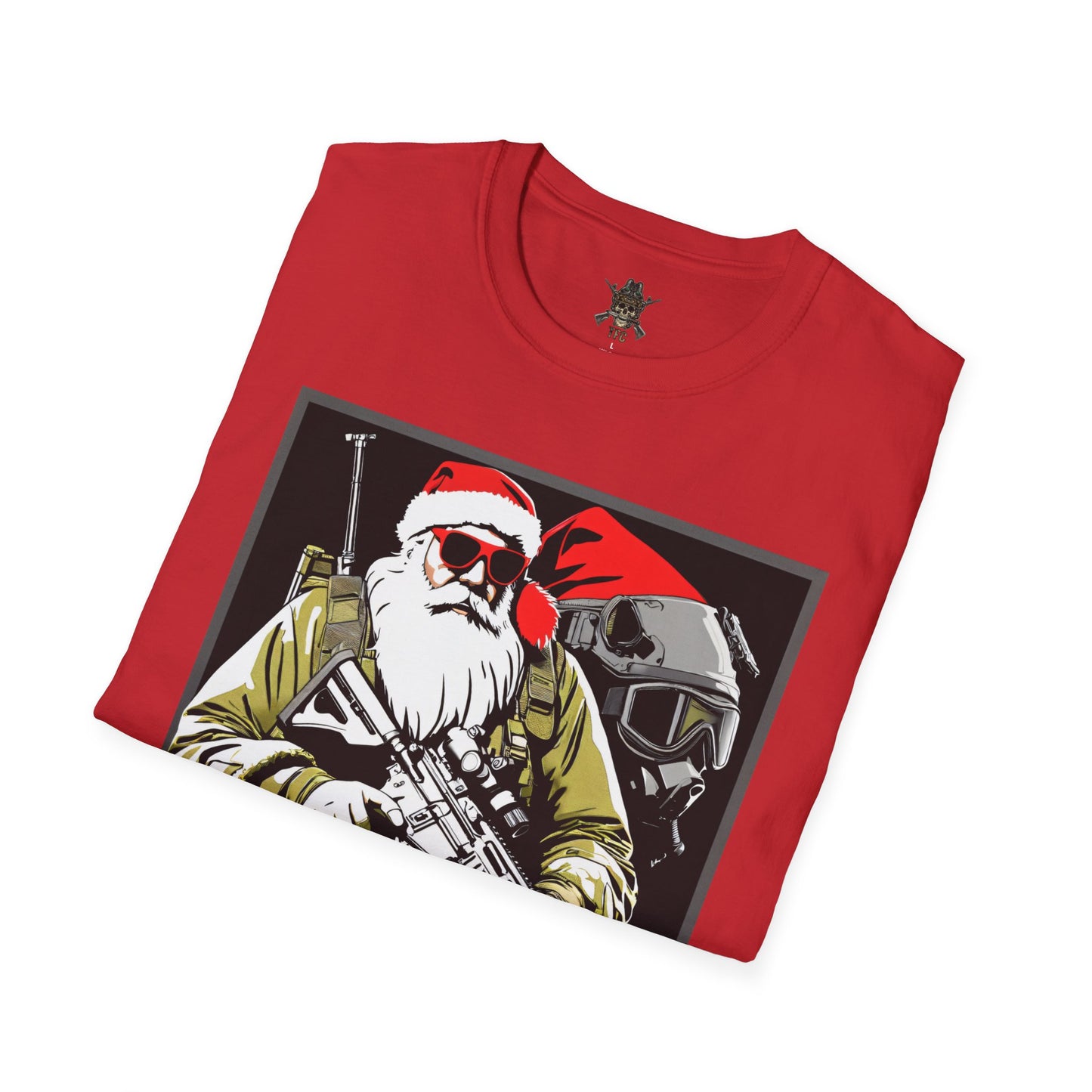 Tactical Santa “Sleigh” Christmas Shirt | Funny Military Holiday Tee for Veterans, Soldiers & First Responders