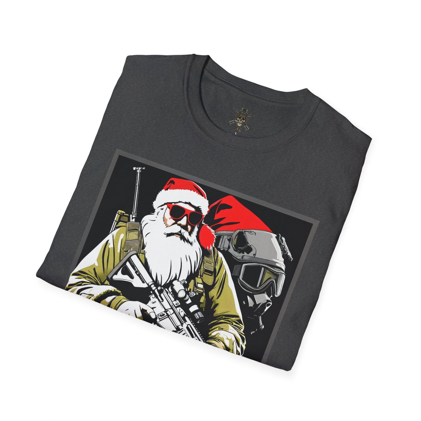 Tactical Santa “Sleigh” Christmas Shirt | Funny Military Holiday Tee for Veterans, Soldiers & First Responders