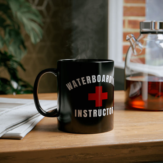 Waterboarding Instructor Coffee Mug – Dark Humor Military Cup | Funny Veteran Gift | Tactical Humor Mug