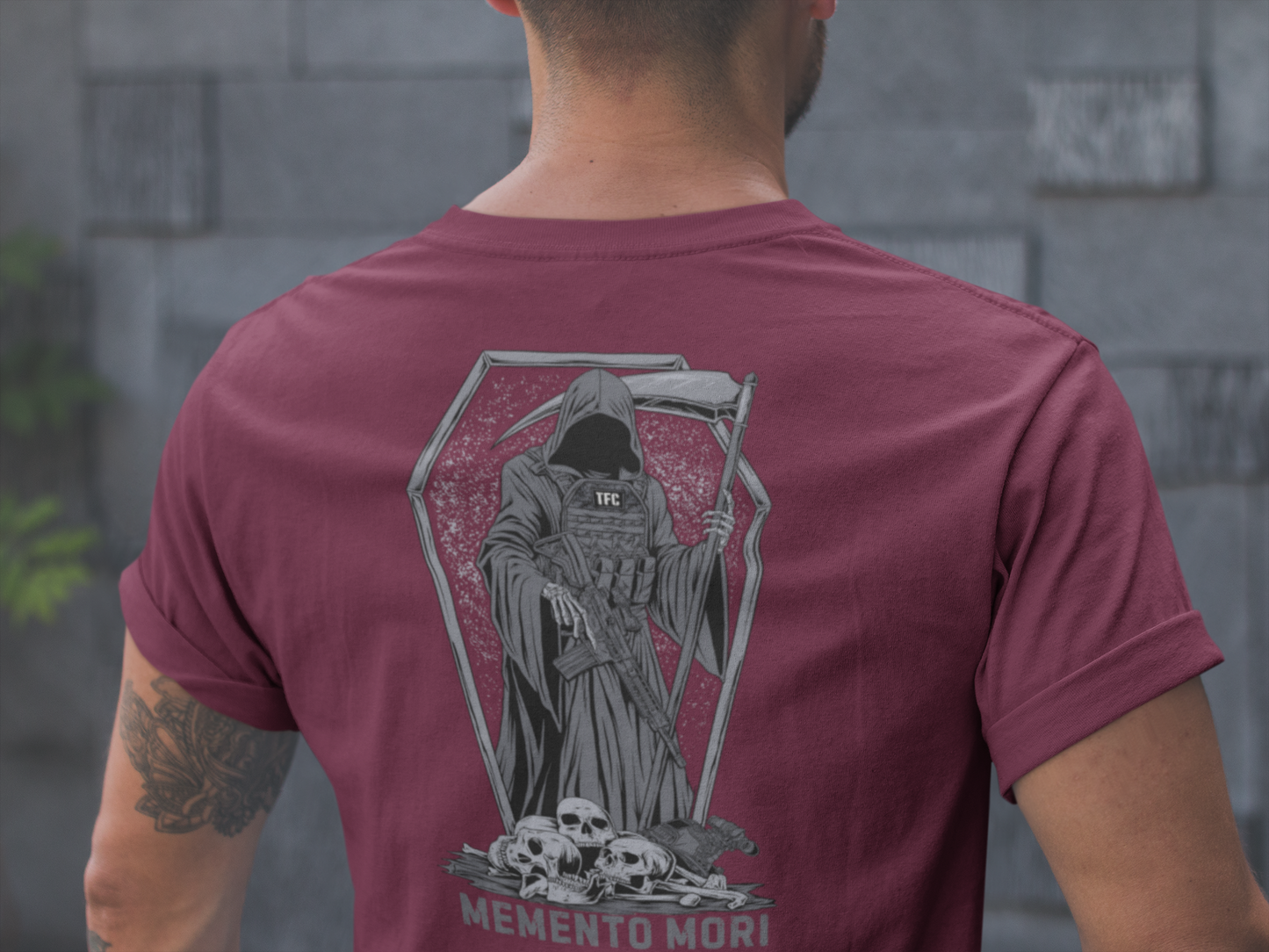 Memento Mori Grim Reaper T-Shirt - Tactical Shirt!