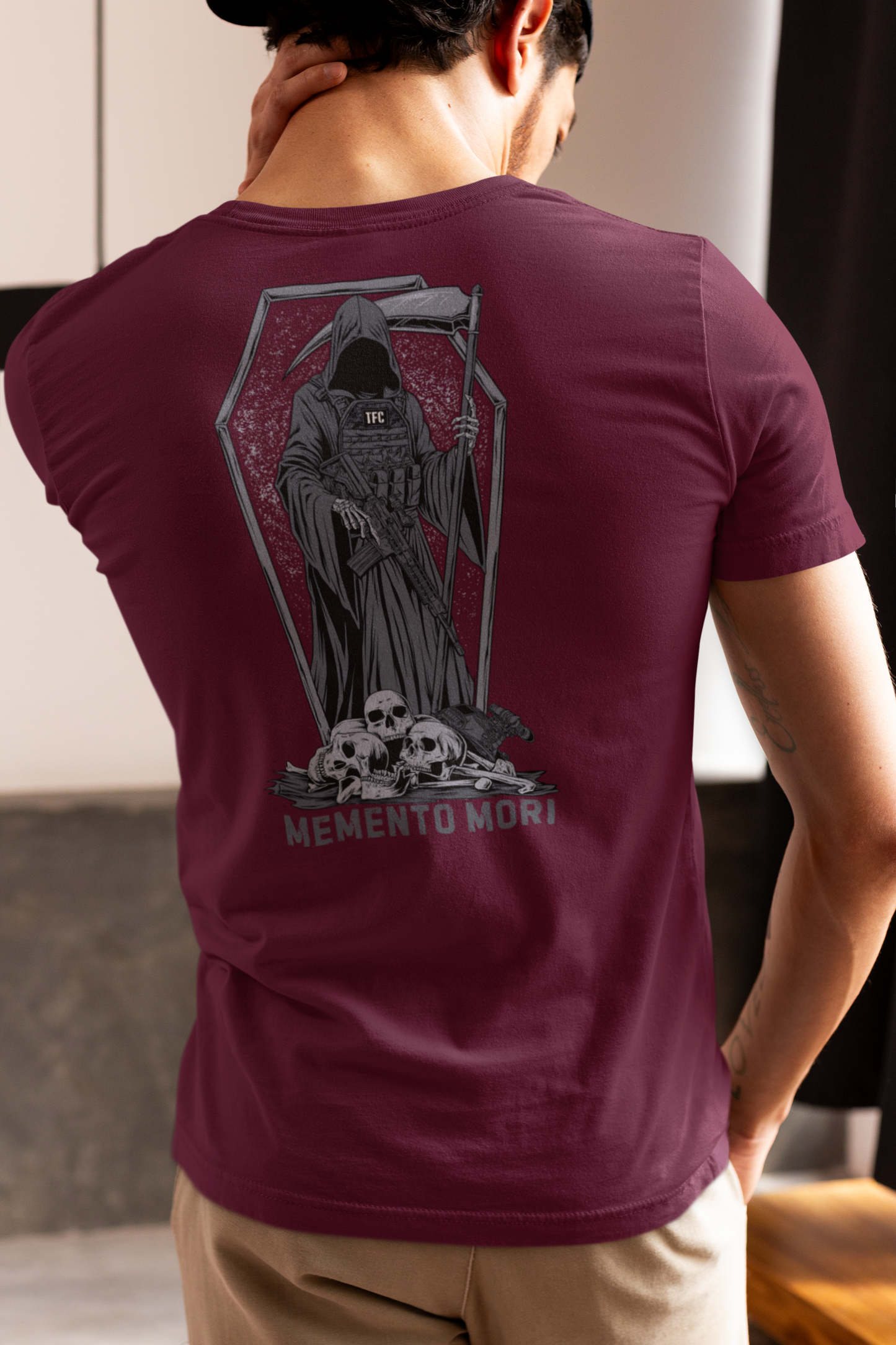 Memento Mori Grim Reaper T-Shirt - Tactical Shirt!