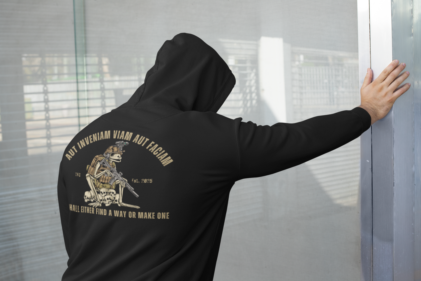 Aut Inveniam Aut Faciam Hoodie – I Shall Either Find a Way or Make One | Military & Tactical Hoodie