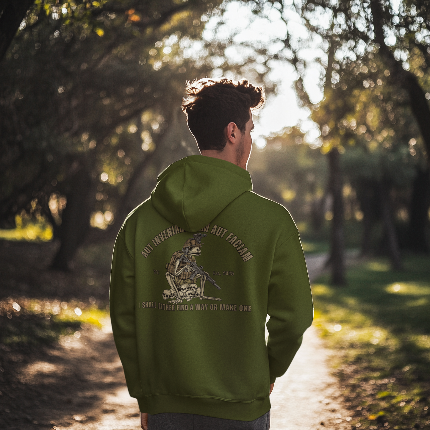 Aut Inveniam Aut Faciam Hoodie – I Shall Either Find a Way or Make One | Military & Tactical Hoodie