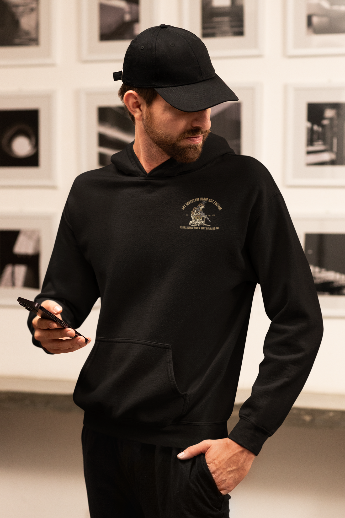 Aut Inveniam Aut Faciam Hoodie – I Shall Either Find a Way or Make One | Military & Tactical Hoodie