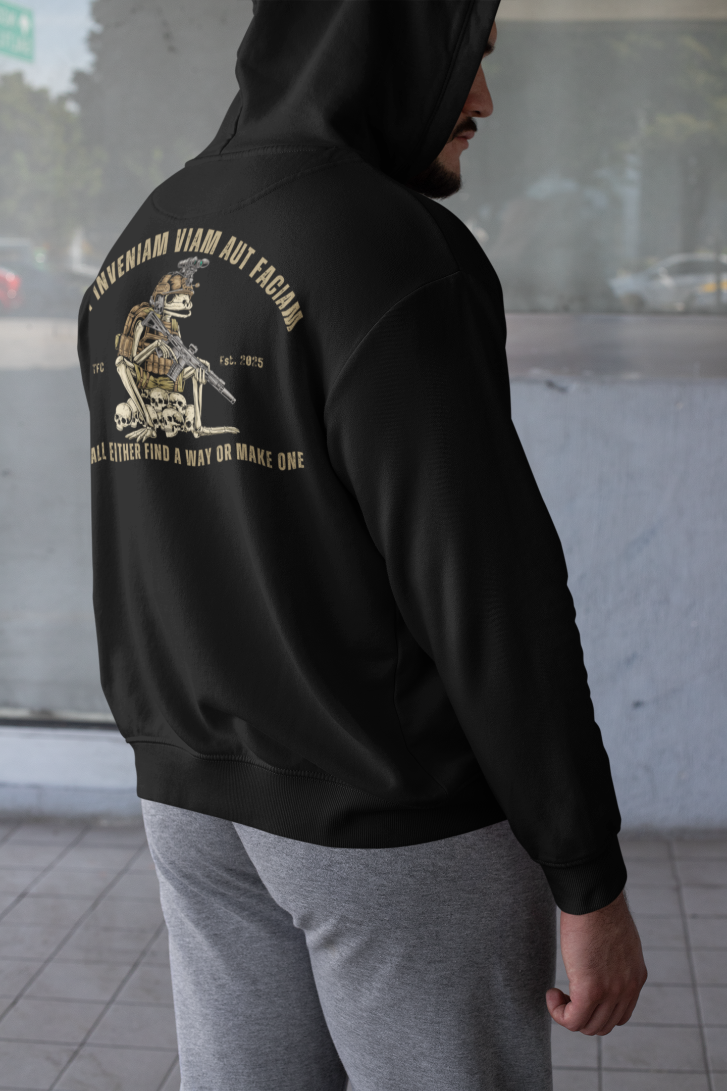 Aut Inveniam Aut Faciam Hoodie – I Shall Either Find a Way or Make One | Military & Tactical Hoodie