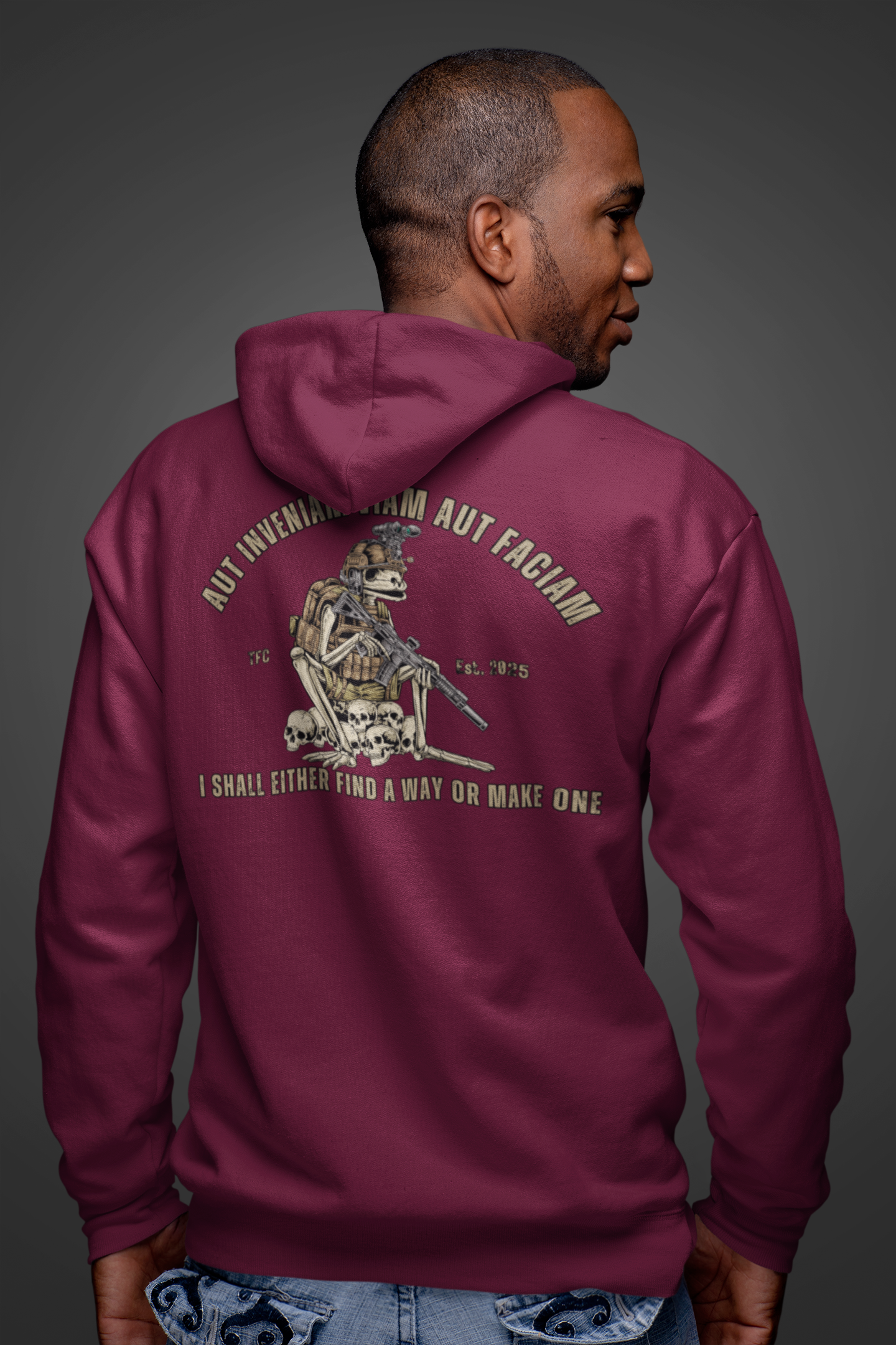 Aut Inveniam Aut Faciam Hoodie – I Shall Either Find a Way or Make One | Military & Tactical Hoodie