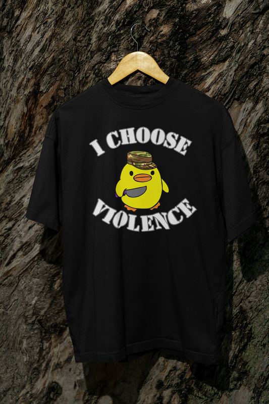 I Choose Violence T-Shirt, Military, Cop, Firefighter, Cowboy, Special Forces, Security Forces Frog