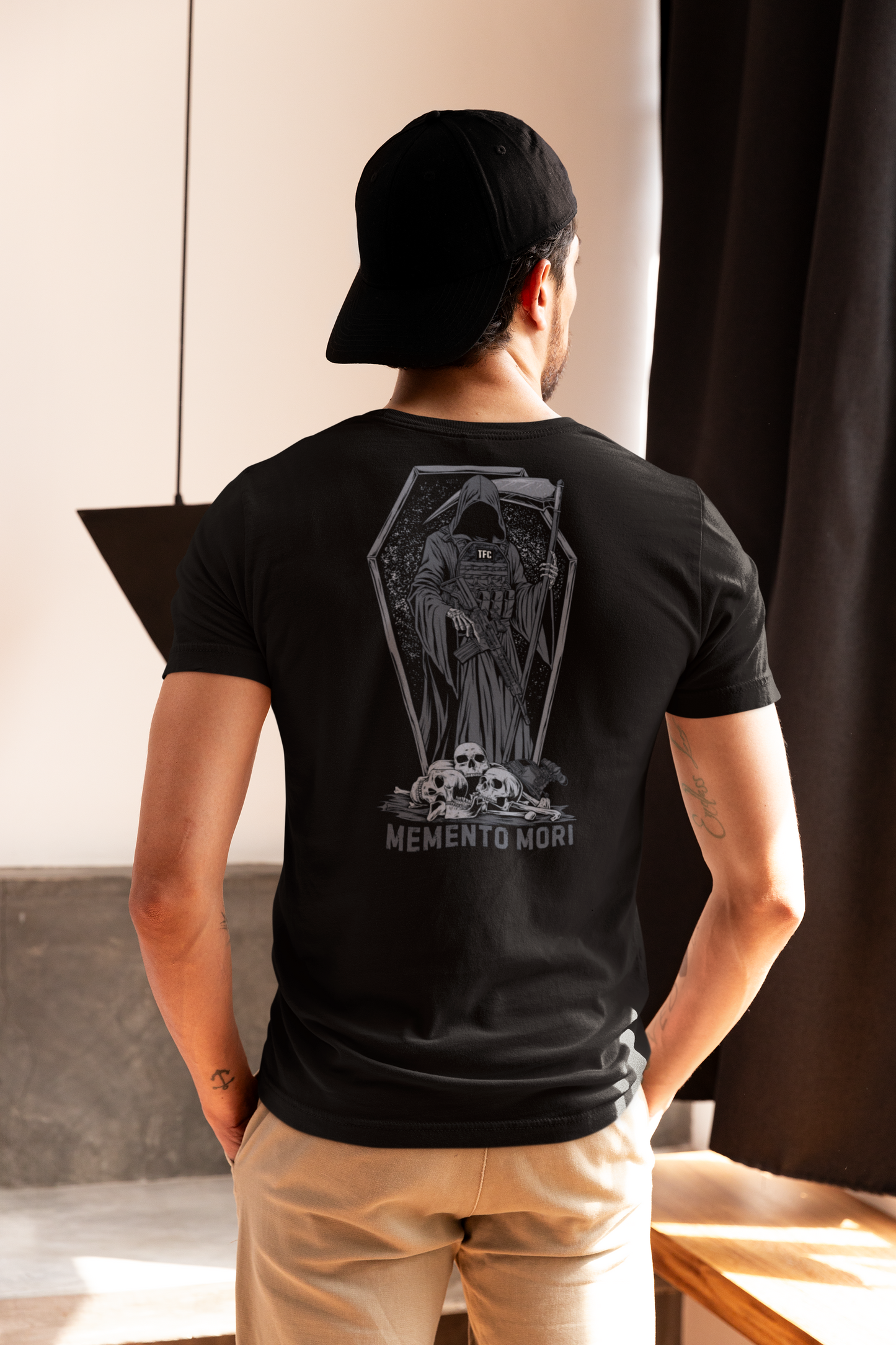 Memento Mori Grim Reaper T-Shirt - Tactical Shirt!