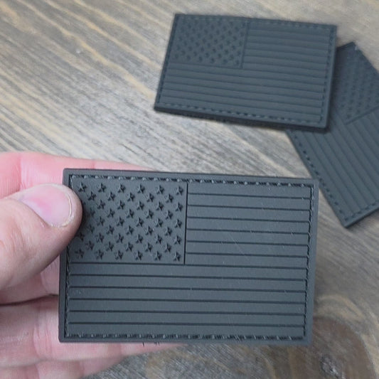 Blackout USA Flag Patch – “Raise the Black Flag” | Tactical Morale Patch | No Surrender American Flag