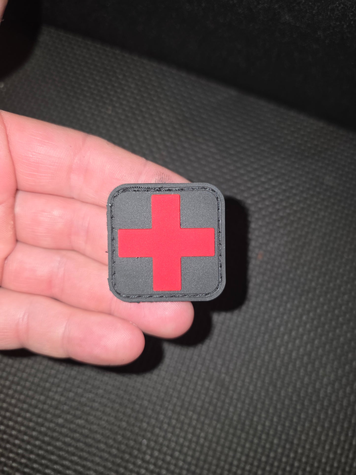Tactical Red Cross Medical Patch – Hook & Loop Morale Patch for Backpacks, First Aid Kits, and Emergency Gear pack of 2