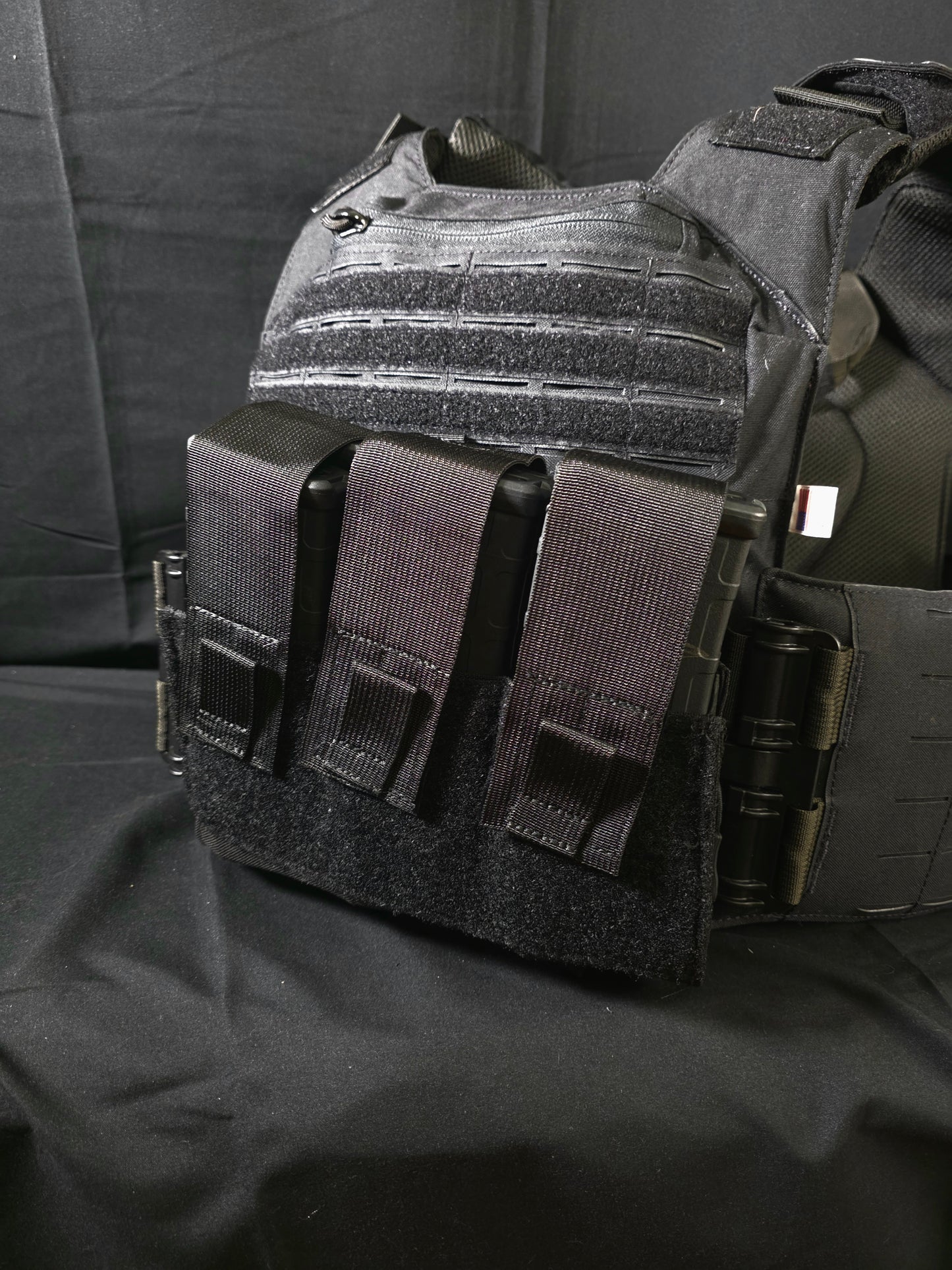London Bridge Trading Triple M4 Magazine Pouch – Black MOLLE Tactical Gear