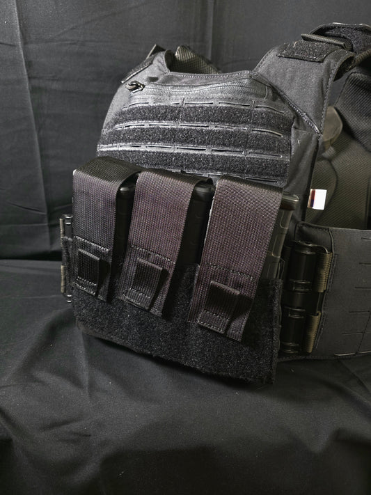 London Bridge Trading Triple M4 Magazine Pouch – Black MOLLE Tactical Gear