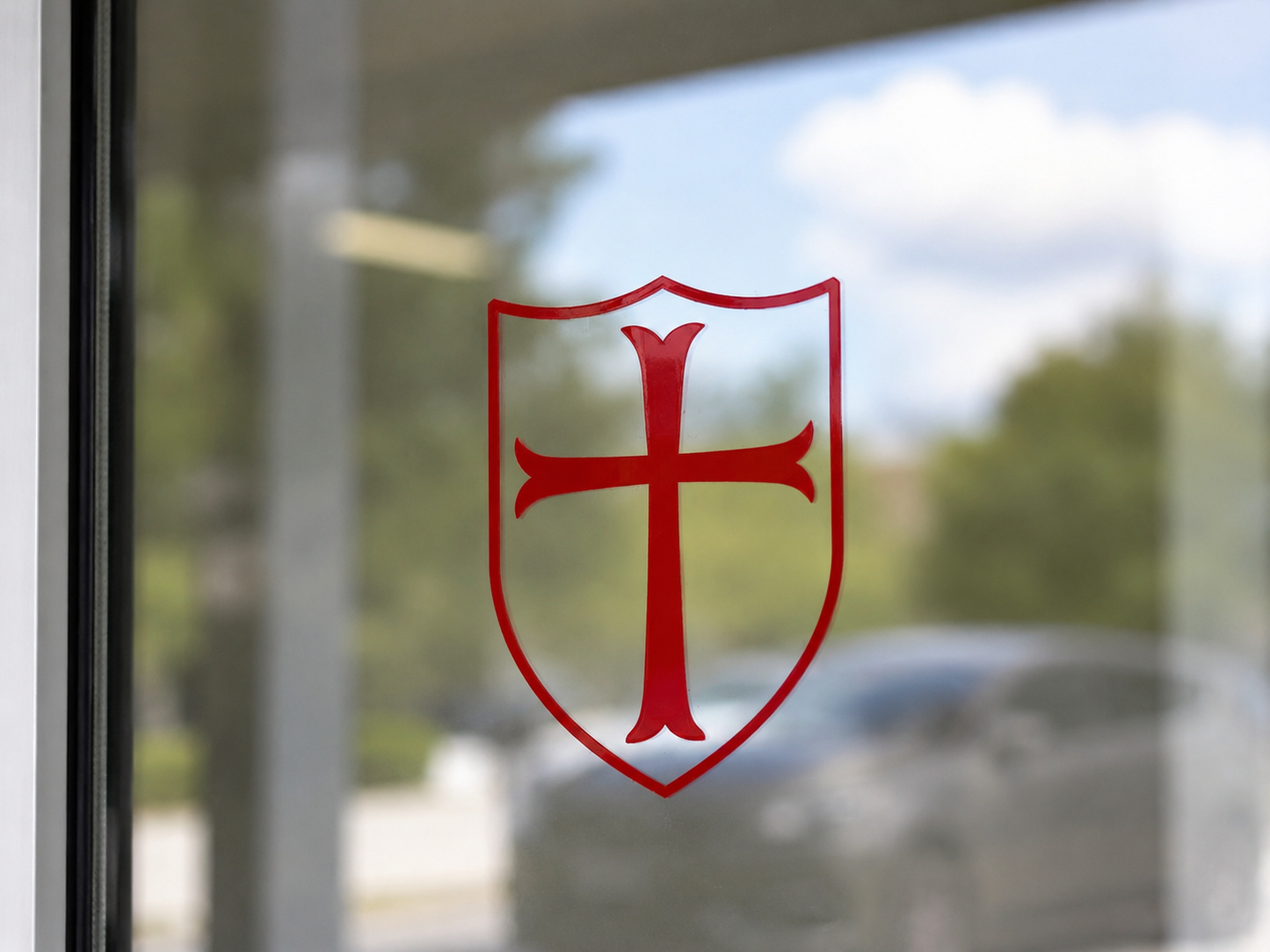 Knights Templar Cross Decal 2 Pack