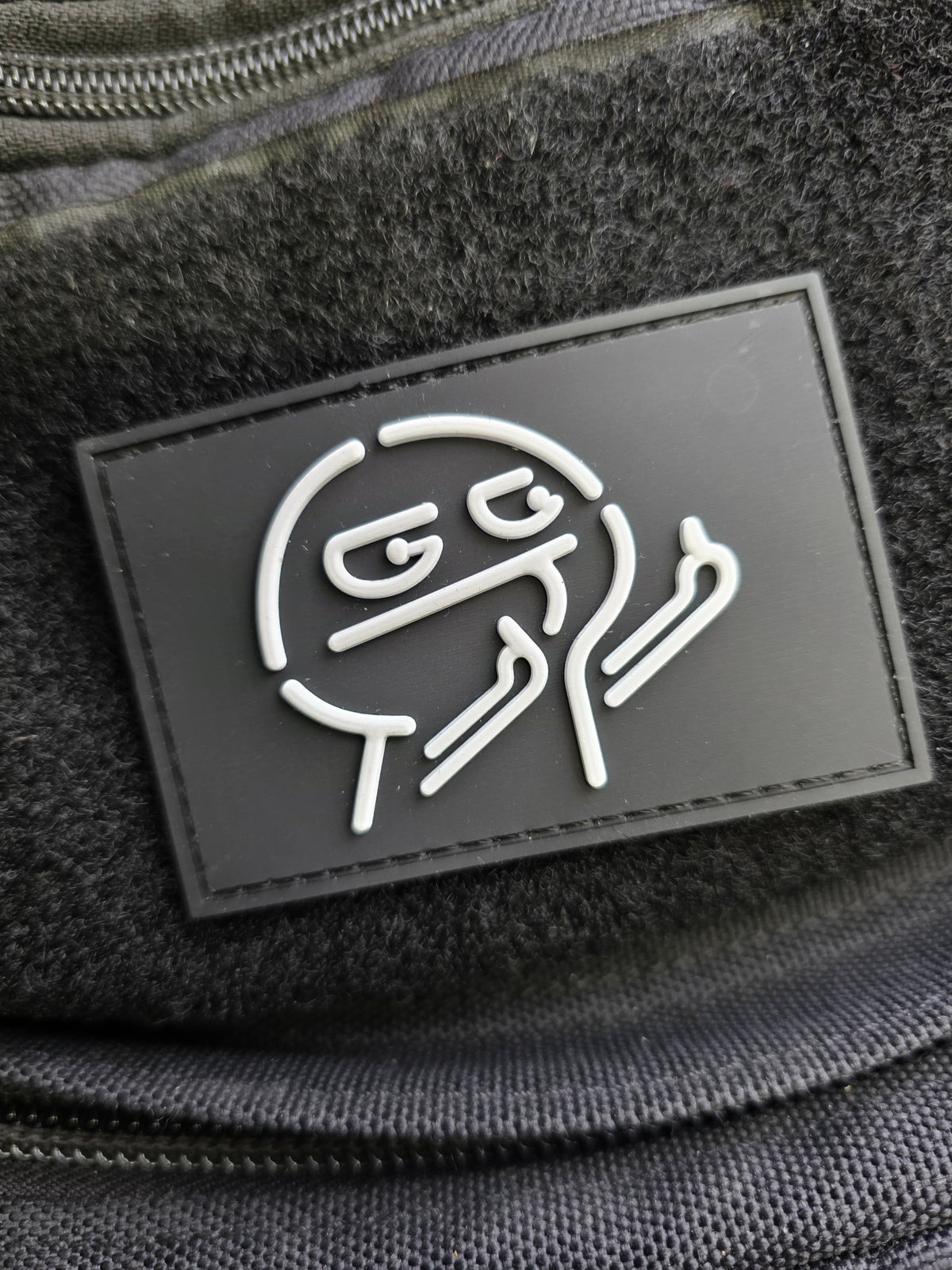Meme Face Tactical Morale Patch – Camo Hook & Loop