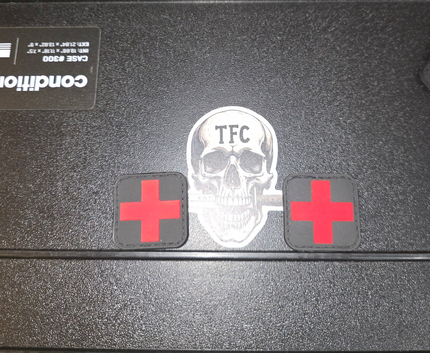 Tactical Red Cross Medical Patch – Hook & Loop Morale Patch for Backpacks, First Aid Kits, and Emergency Gear pack of 2