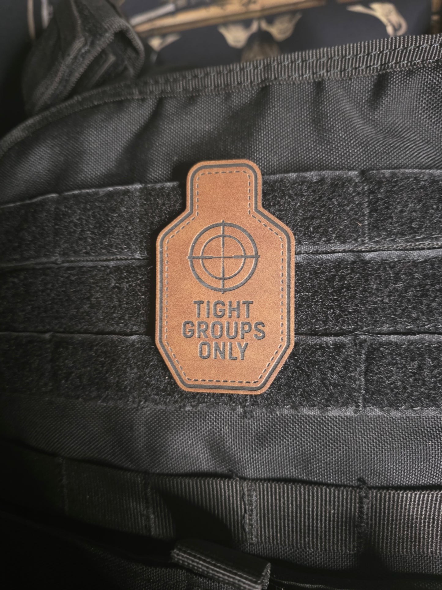 Tight Groups Only Tactical Morale Patch | Precision Shooter Patch | Range Bag, Plate Carrier, EDC Gear Patch | Hook & Loop