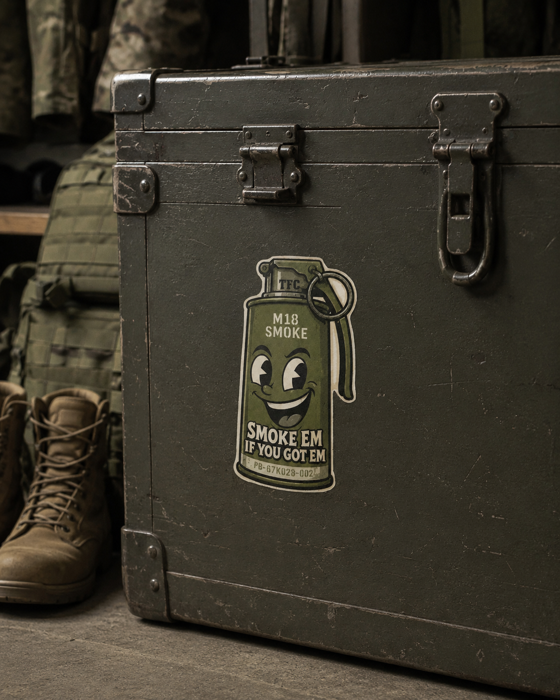 Smoke Em If You Got Em M18 Smoke Grenade Sticker Packs