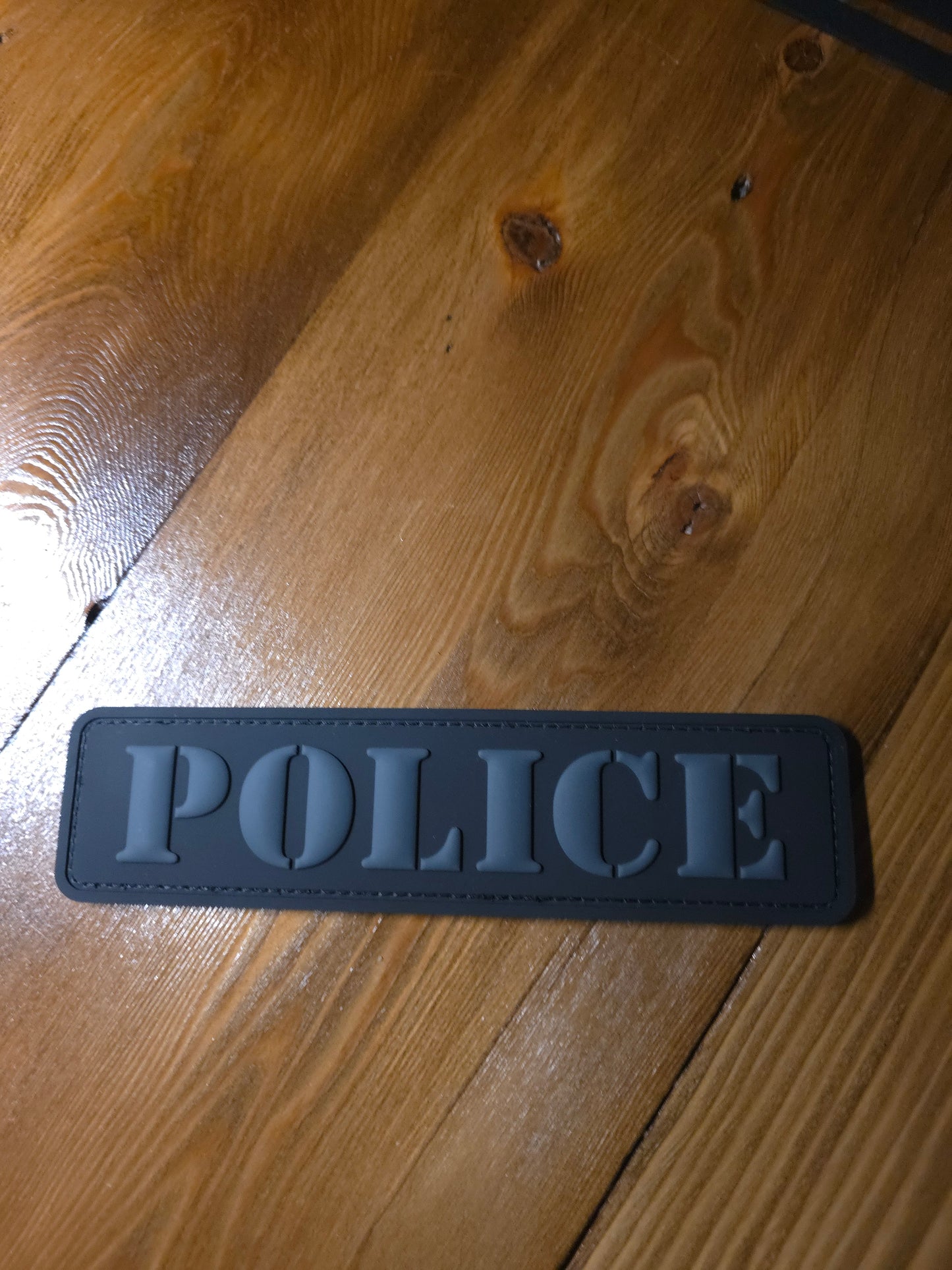 POLICE Tactical PVC Patch – 3D Rubber Hook & Loop Patch for Plate Carriers, Vests & Gear