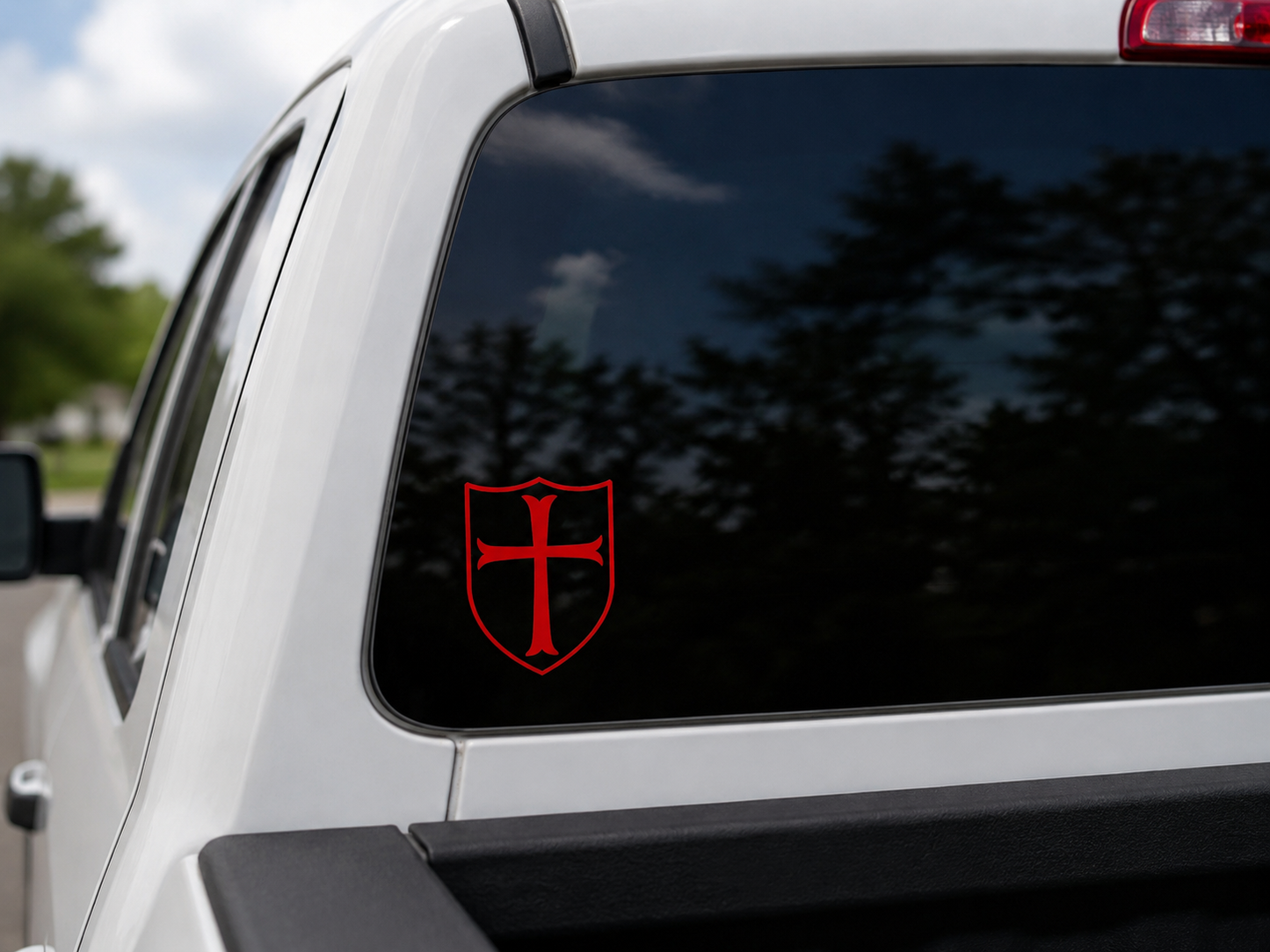 Knights Templar Cross Decal 2 Pack