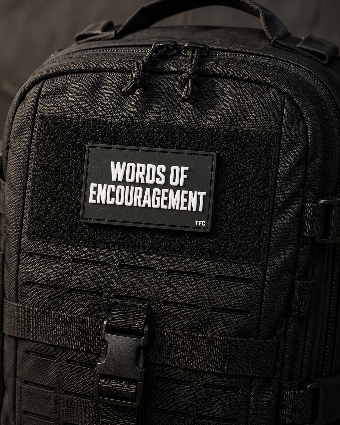Words of Encouragement 3x2 PVC Morale Patch