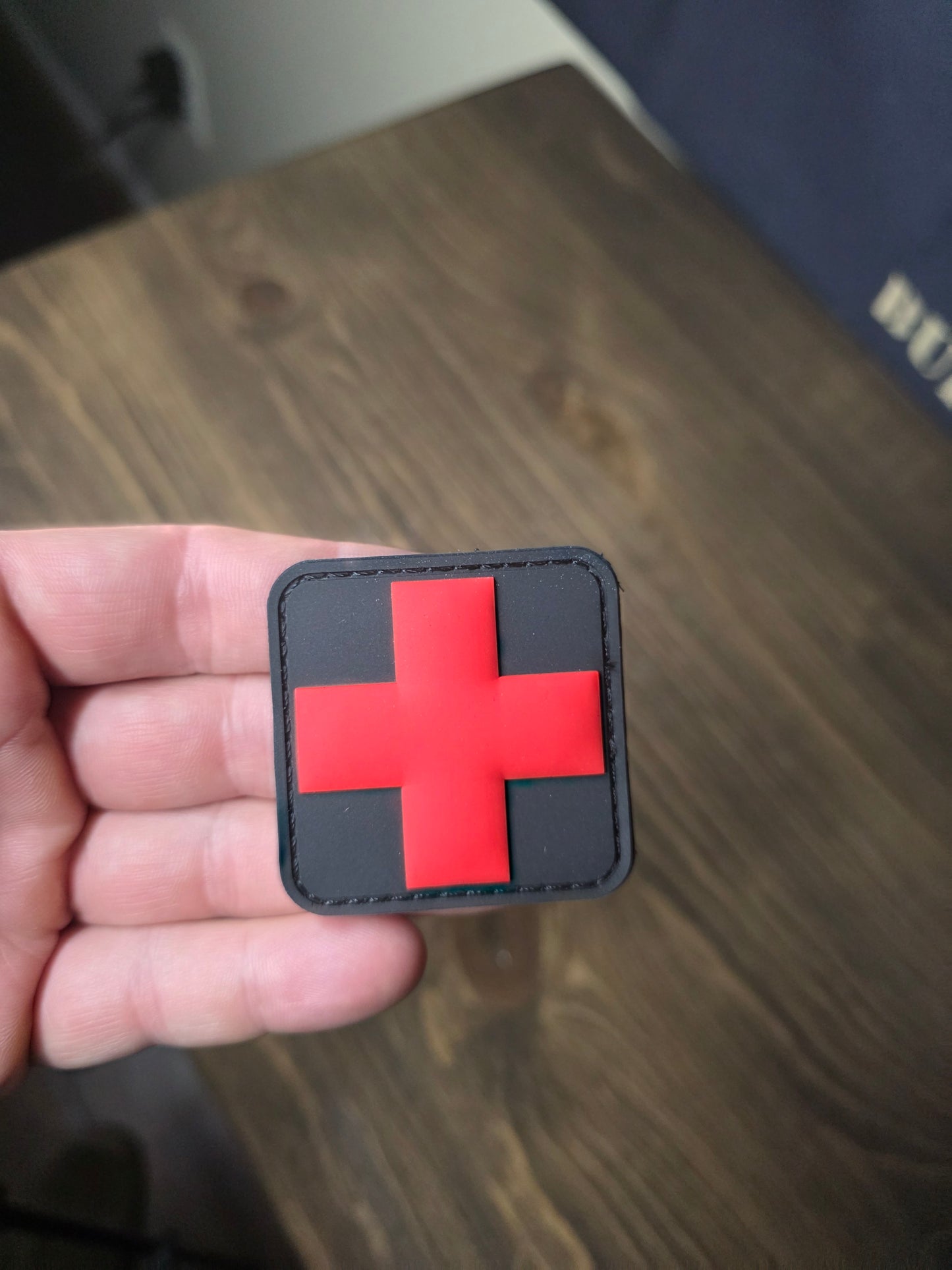 Tactical Red Cross Medical Patch – Hook & Loop Morale Patch for Backpacks, First Aid Kits, and Emergency Gear pack of 2