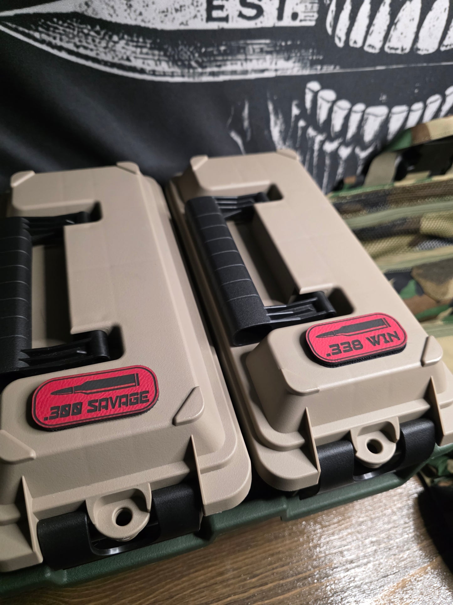 Ammo Caliber ID Patch Pack – 3, 5 or 8 Pack Tactical Gear Labels