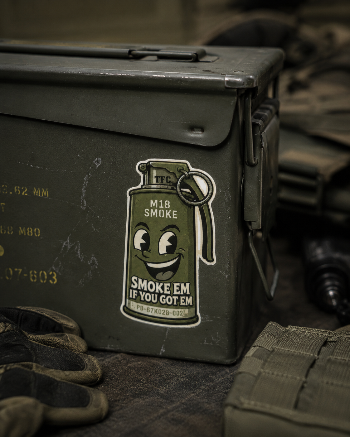 Smoke Em If You Got Em M18 Smoke Grenade Sticker Packs